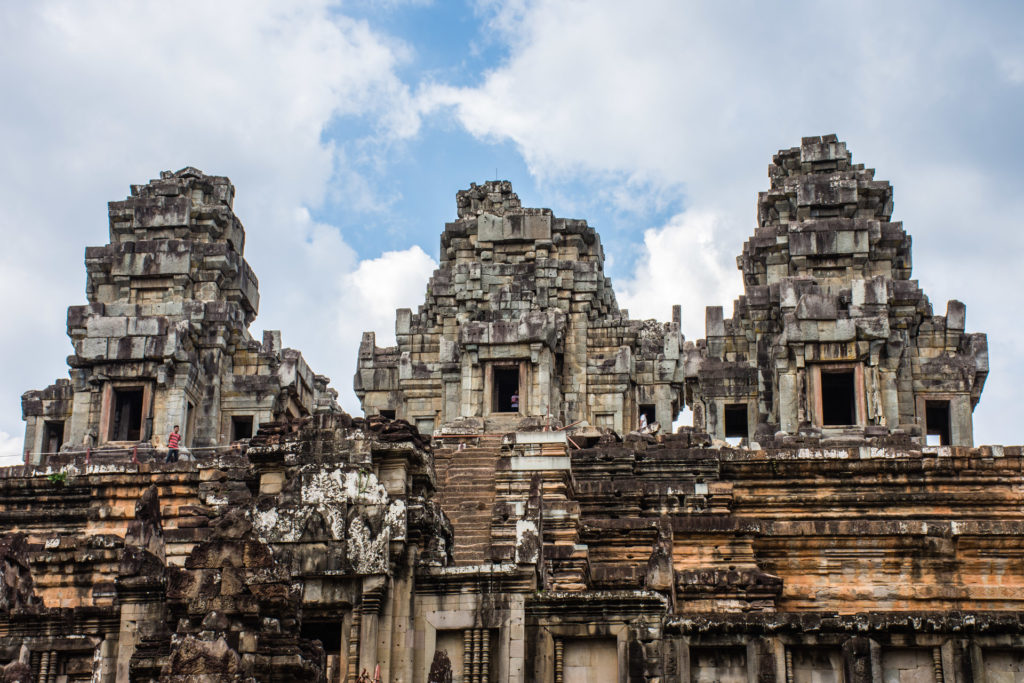 Angkor, Cambodia, building, cloud, stone, temple, texture, tower, weather