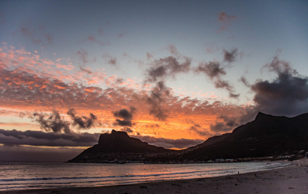 Hout Bay, beach, cloud, mountain, sea, seascape, sunset, weather
