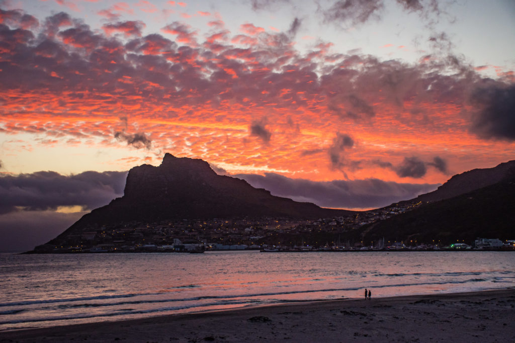 Hout Bay, beach, cloud, mountain, sea, seascape, sunset, weather