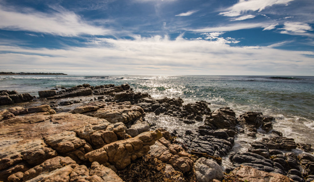 Kommetjie, Long Beach, cloud, rock, sea, seascape, sky, weather