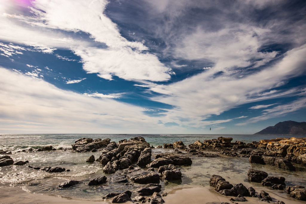 Kommetjie, Long Beach, cloud, rock, sea, seascape, sky, weather