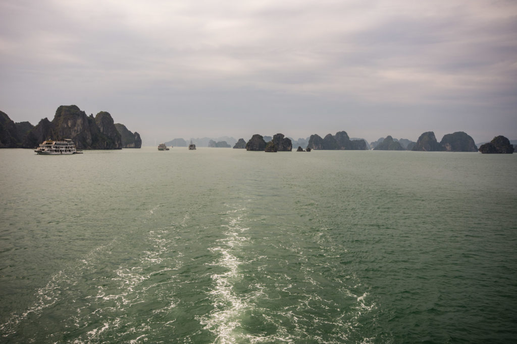 Halong Bay, Vietnam, karst, sea, sea stack, seascape