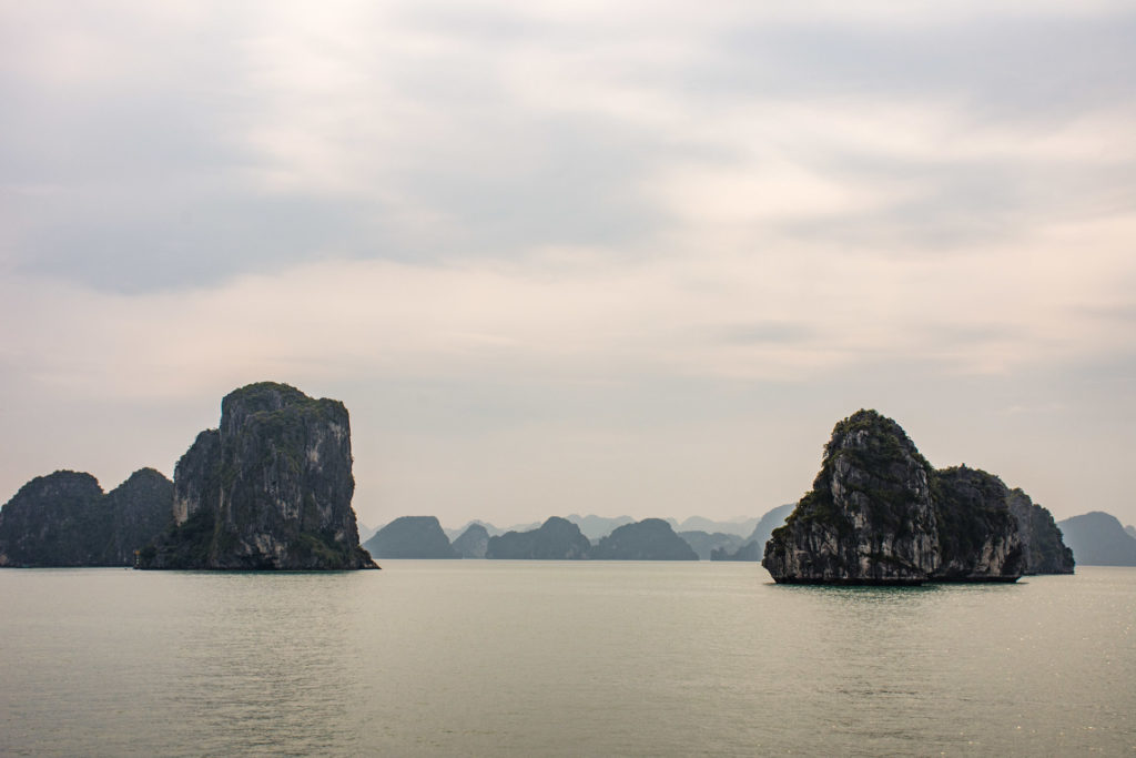 Halong Bay, Vietnam, karst, sea, sea stack, seascape